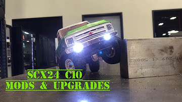 SCX24 C10 upgrades and modifications