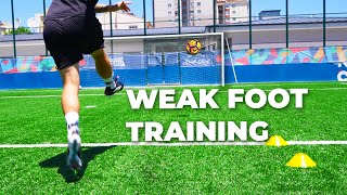 How To Improve Your Weak Foot | Football ASMR | Adidas Copa