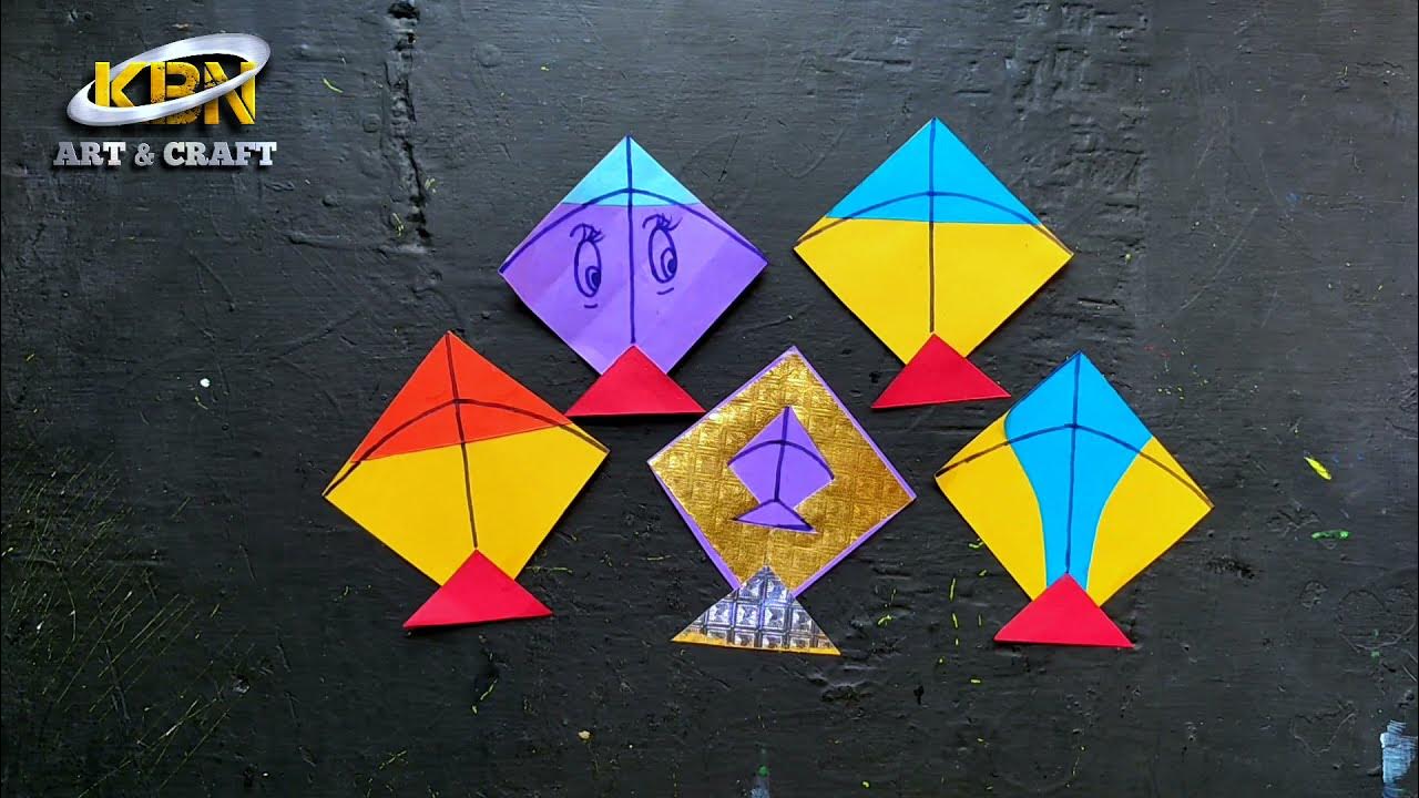 how to make kites at home kite festival Dashain decorative kite