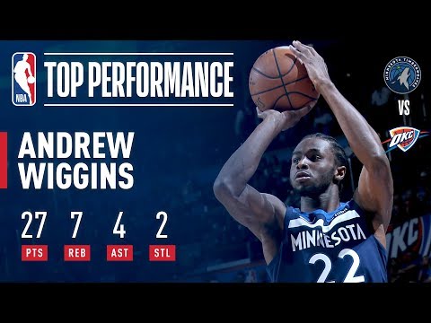 Andrew Wiggins Game-Winner vs. Thunder, Scores 27 | October 22, 2017