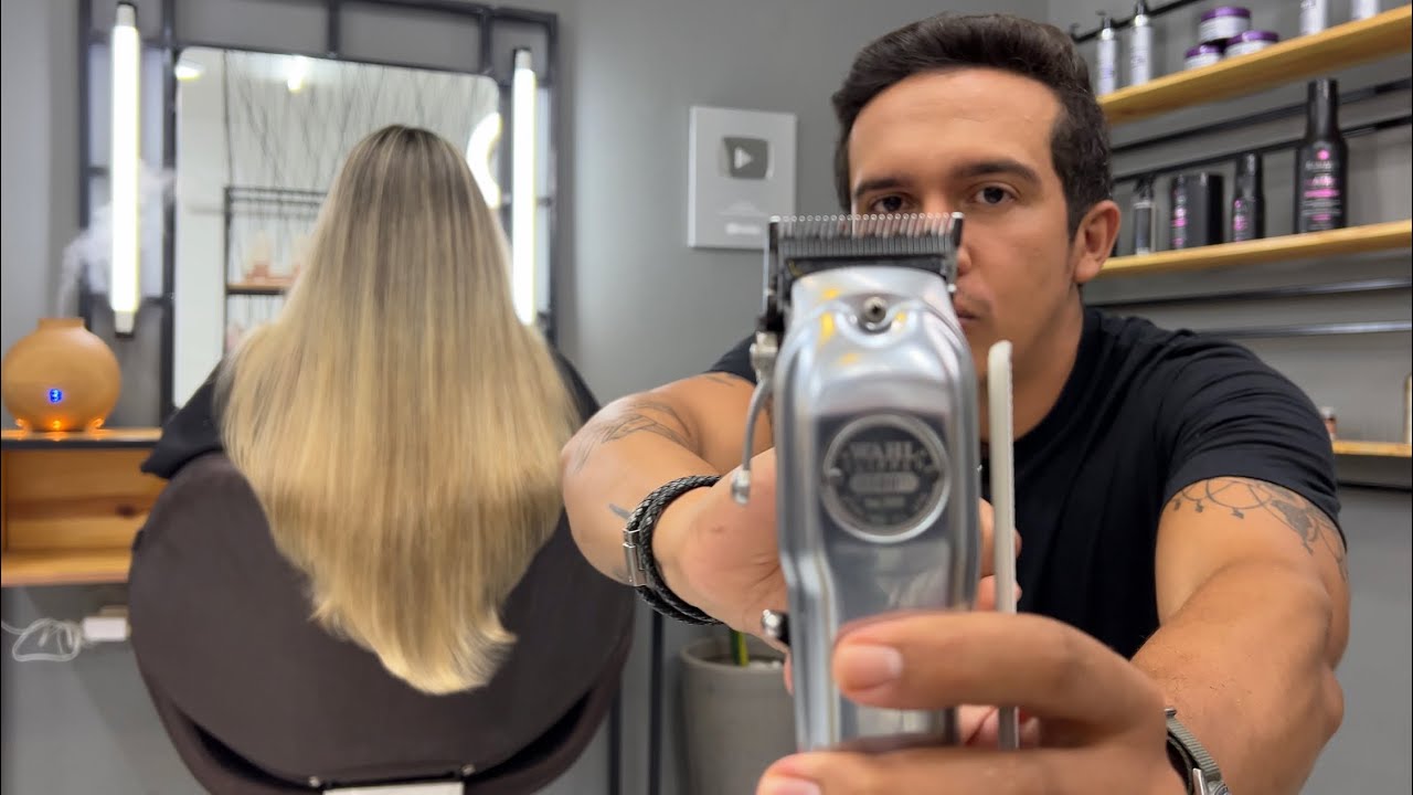 Corte feminino com máquina - YouTube