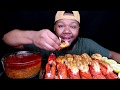 12 lobster tails Mukbang |  Yummy Bites Tv Don’t Wipe your Mouth Challenge