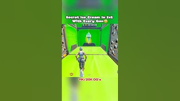 Secret Ice Cream In 1v1 With Every Gun 🤫 2025 #fortnite #gaming #fortnitememes