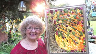 Glue Gun Old Tree Art  With Potpourri Moss And Paint in Ga. by helen wyatt 18,962 views 2 years ago 49 minutes