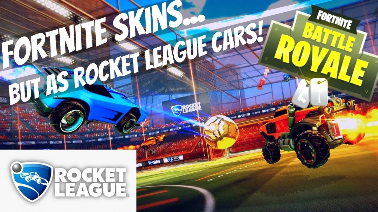 Rocket League X Fortnite Collab (Fortnite skins as Rocket League Cars