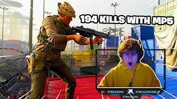 194 KILLS! ULTIMATE MP5 SETUP.. FASTEST KILLING MP5 SETUP.. (BEST MP5 CLASS SETUP!) - Modern Warfare