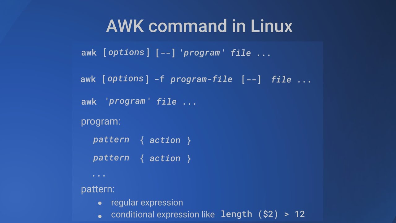 awk Tutorial - SoftPrayog Awk Tutorial - Softprayog