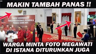 TAMBAH PANAS SAJA !! WARGA MINTA FOTO MANTAN PRESIDEN MEGAWATI DIISTANA DITURUNKAN JUGA !!