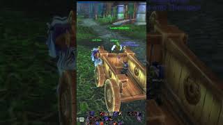 😂El carro de WoW Project Epoch me trolea y cambia de dirección.#wowclassic #shorts #humor #gaming