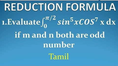 Reduction formula#problem 4#B.Sc &BCA# Allied Mathematics- 2 #Semester 2#125E2A