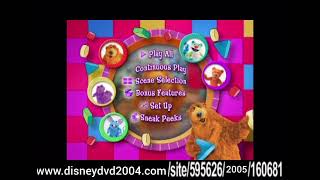 Bear in the Big Blue House Interactive DVD Menu
