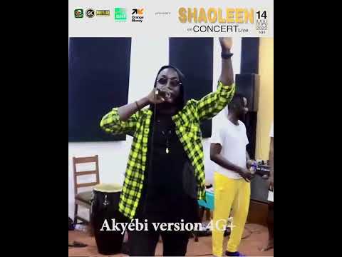 Dégamage de Shaoleen avec son Orchestre pour le concert du 14 Mai au Palais de la culture