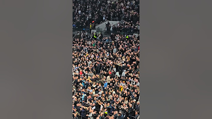 THE SPURS FAN CELEBRATE! The South Stand Enjoy Another Win! Tottenham 4-1 Aston Villa