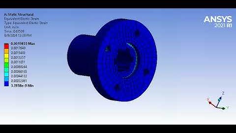Hub Equivalent Elastic Strain Analysis