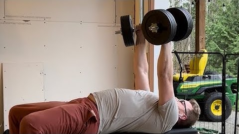 Day 313: Can a lazy 48 + 1 year old get back in shape? #benchpress