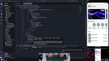 Bank App - ASMR Code With Me | Study With Me | Flutter App Development from Dribble | The Mac Coding