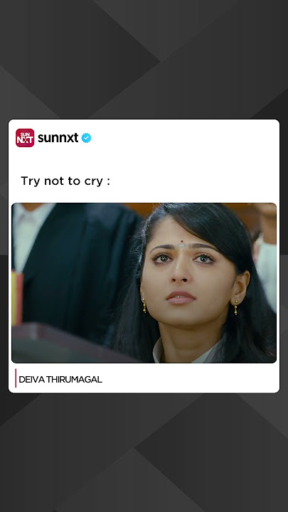 The tearful climax that stayed with us!❣️ |  #deivathirumagal  #ChiyaanVikram | #sunnxt  | #shorts