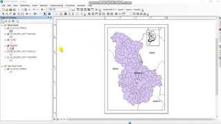 ArcGIS 011 행정구역대상지위치도만들기 ArcGIS 011 행정구역대상지위치도만들기