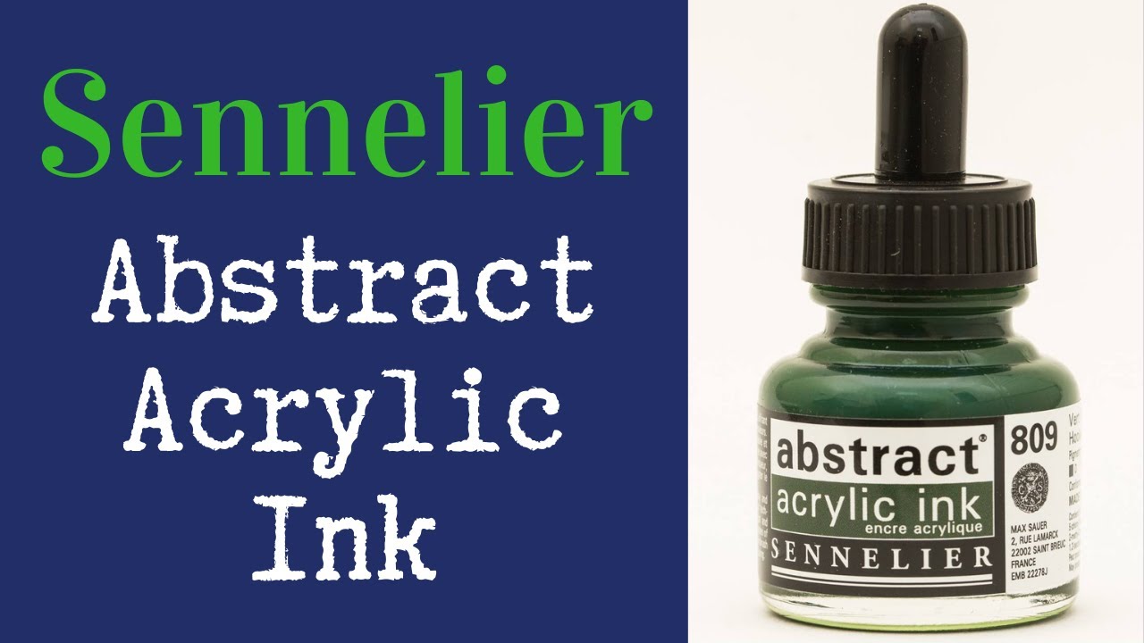 Sennelier Abstract Acrylic Ink - Set of 6, 0.4 oz