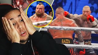 LIVE reaction to THOR vs Eddie Hall FIGHT (with my girlfriend!)