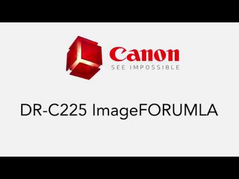 The Canon ImageFORMULA DR-C225 High Speed Scanner