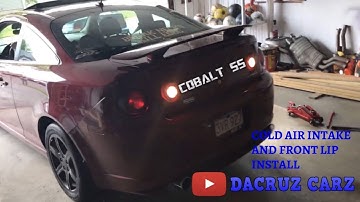 Cobalt SS Cold Air Intake and Front Lip Install