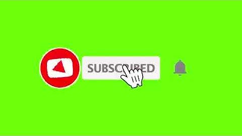 YouTube green screen subscribe button animation in 5 seconds with bell sound    No copyright 360p ww