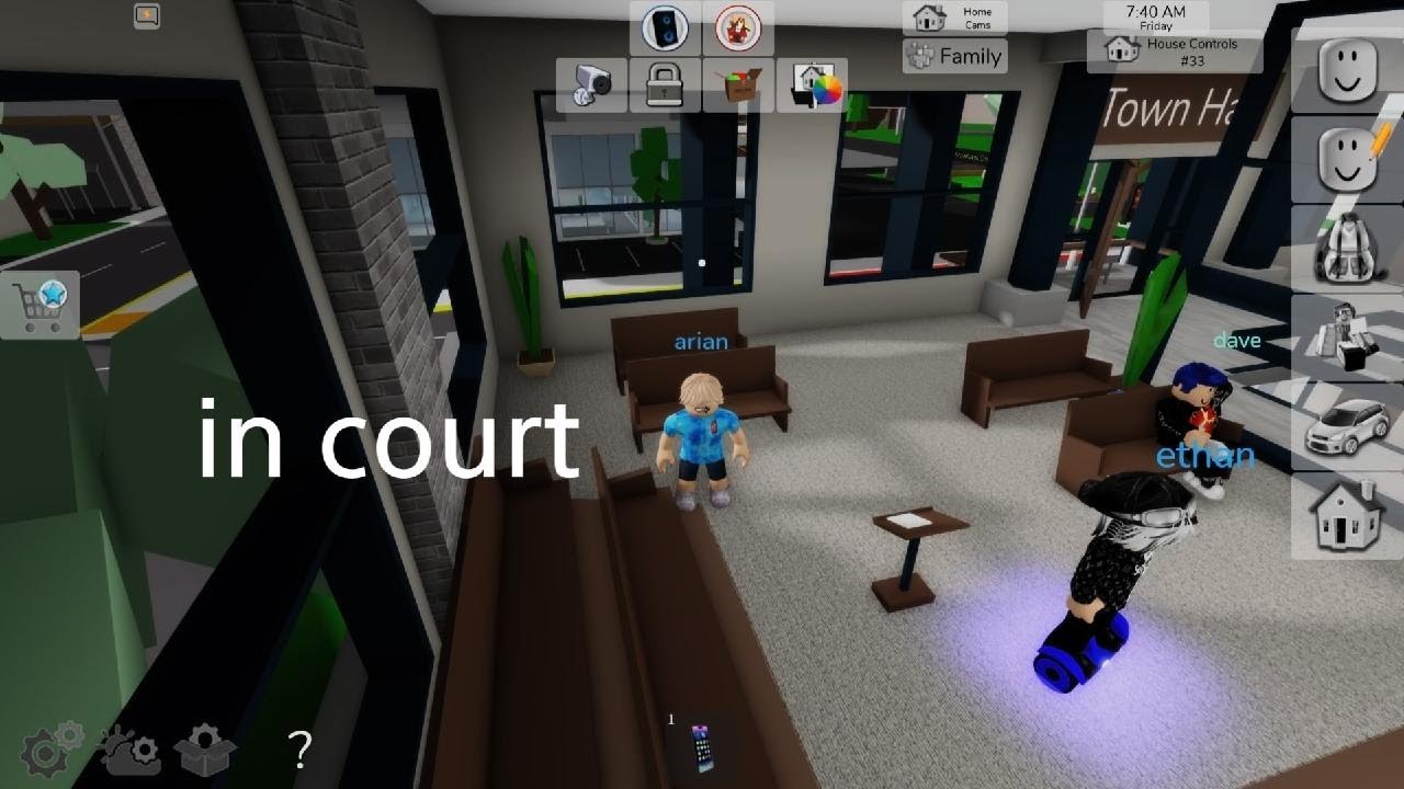 in court with dav