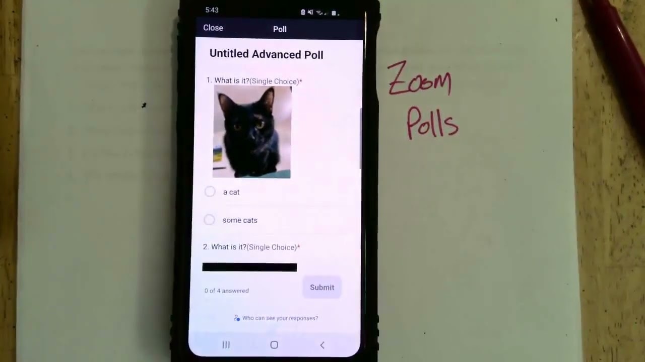 Zoom Polls for Students