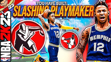 NBA 2K23 DEMIGOD JA MORANT SLASHER BUILD ! 82 BADGES THIS BUILD CAN DUNK | SHOOT & BREAK ANKLES !