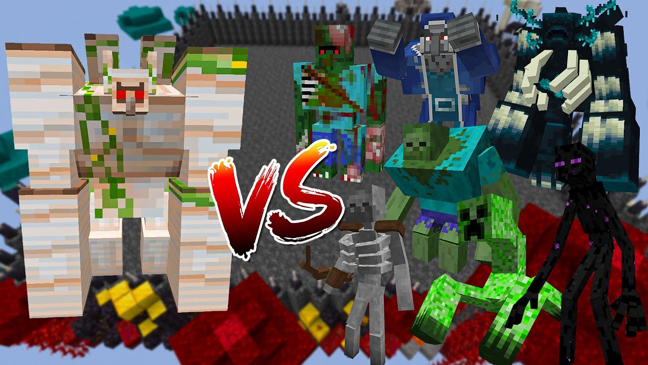 MUTANT ALPHA GOLEM VS ALL MUTANT | Battle Minecraft - YouTube