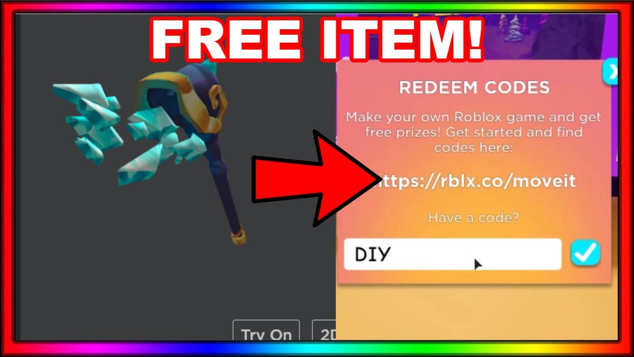 All 5 Codes To Get 5 FREE Roblox items (Roblox Build It Play It