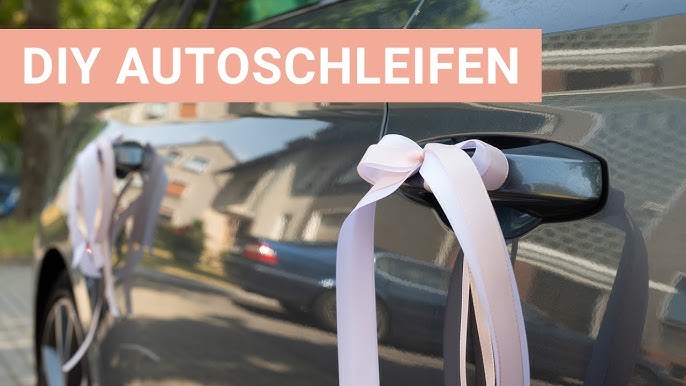 Blaugrauen Autoschmuck selber machen – DIY-Hochzeits-Reihe Teil 4 - Blumigo