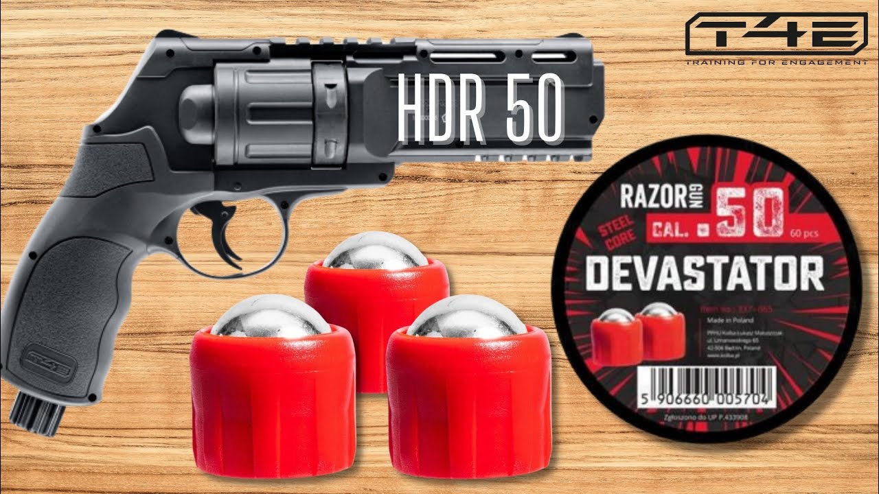 Balles métal Razorgun Devastator pour HDR50 x 60