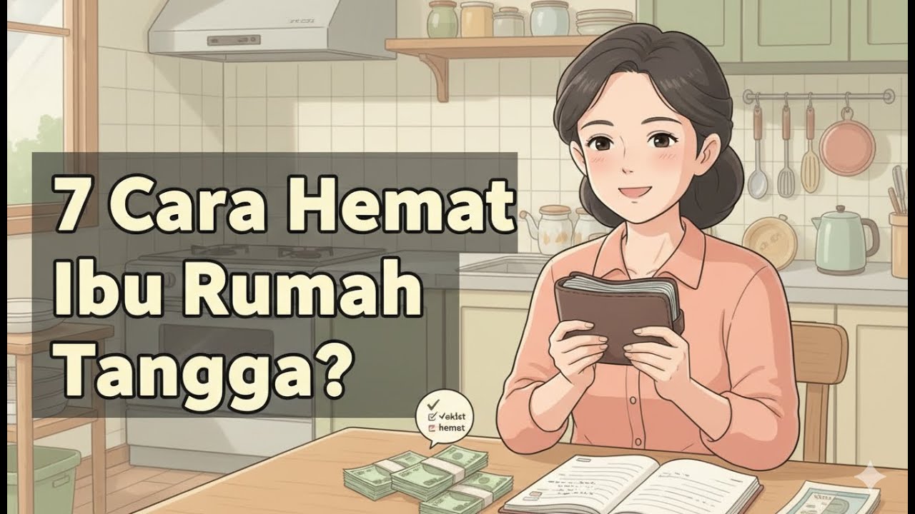 7 Cara Hemat Ibu Rumah Tangga Agar Gaji Suami Tidak Numpang Lewat.
