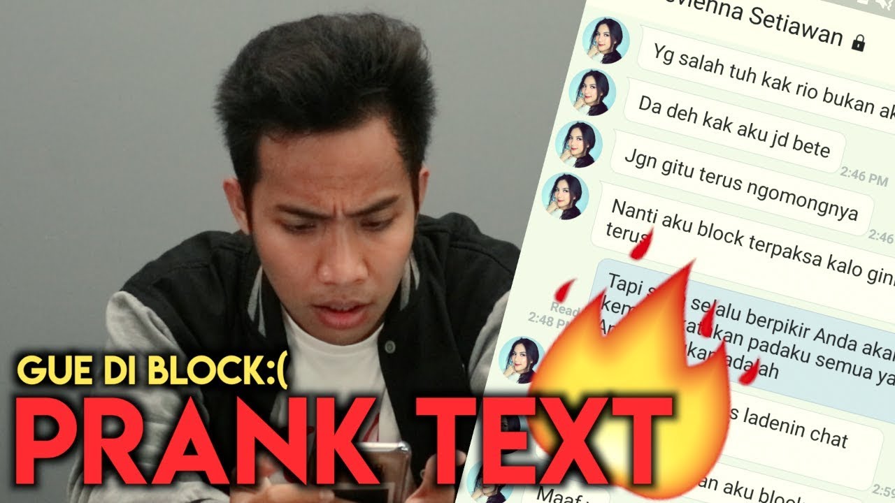 BIANCA JODIE JEALOUS INDONESIAN IDOL PRANK TEXT SAMPAI DI BLOCK