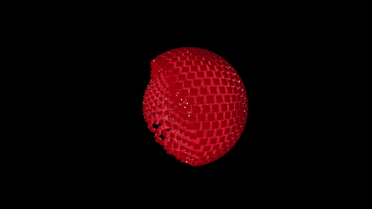 My 4th C4D : Mograph Sphere Animation - YouTube