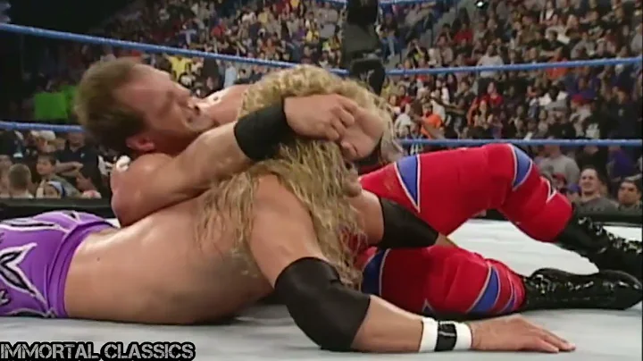 Chris Benoit w/ Chris Jericho vs Edge w/ Christian:WWF Smackdown May 10,2001