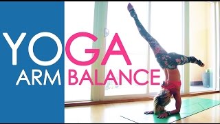 Yoga Arm Balance, Easy Pinchamayurasana Practice with Kino