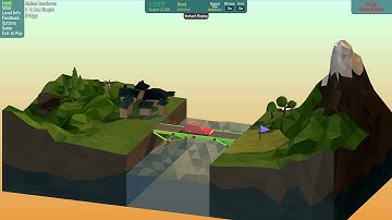 Poly Bridge Alpine Meadows 1-1 8m Simple Bridge