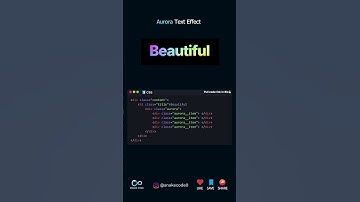 Aurora Text Effect