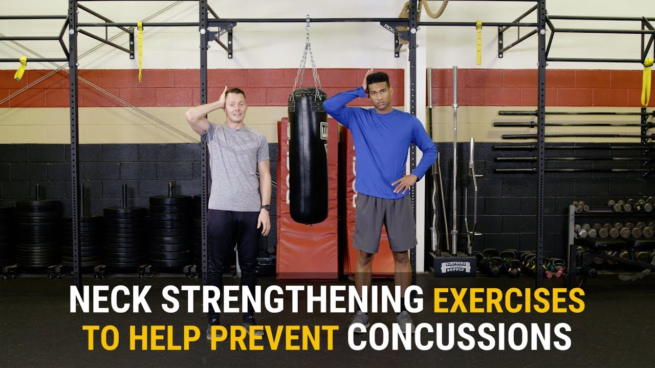 Neck Exercises That Can Prevent Concussions YouTube