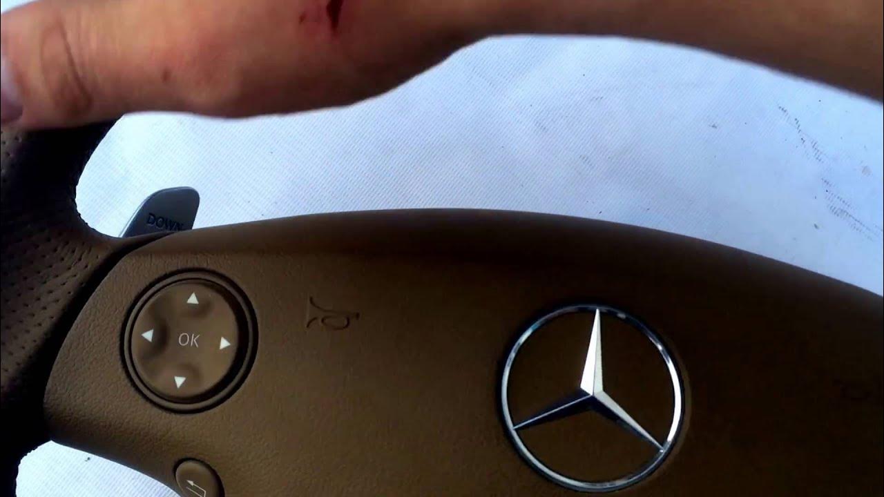 Как снять руль 221 мерседес Руль Mercedes w221 AMG - YouTube