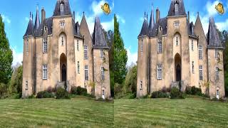 CHATEAU DE PESCHERAY - Sarthe - HD 3D - 1080p
