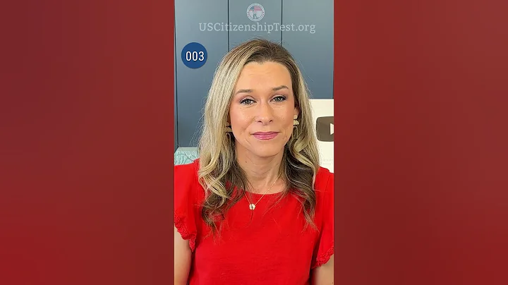 Official USCIS 100 Civics Q 03 | US Citizenship Test 2008 civics #n400  #citizenshipwithjackie