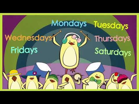 Days of the Week Song The Singing Walrus - YouTube