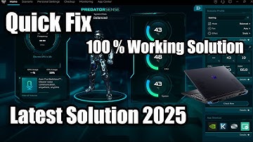 How to Fix Predator Sense Not Working After Windows Reinstallation | Step-by-Step Guide