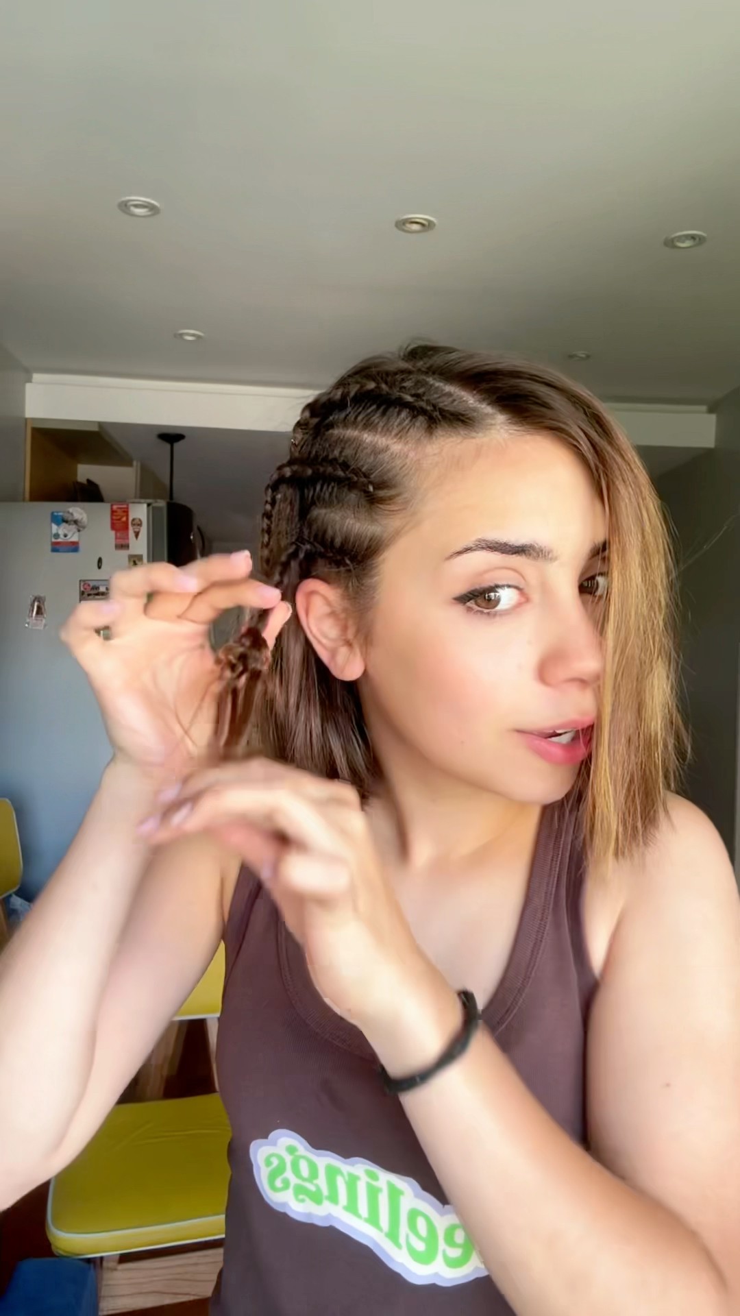 ME SACÓ LAS TRENZAS ?