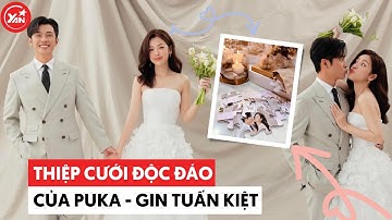 Thiệp cưới của Puka - Gin Tuấn Kiệt làm sao Việt "xếp hình" mỏi cả tay