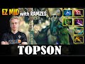 TOPSON - Nature&#39;s Prophet EZ MID | with Ramzes | Dota 2 Pro MMR Gameplay